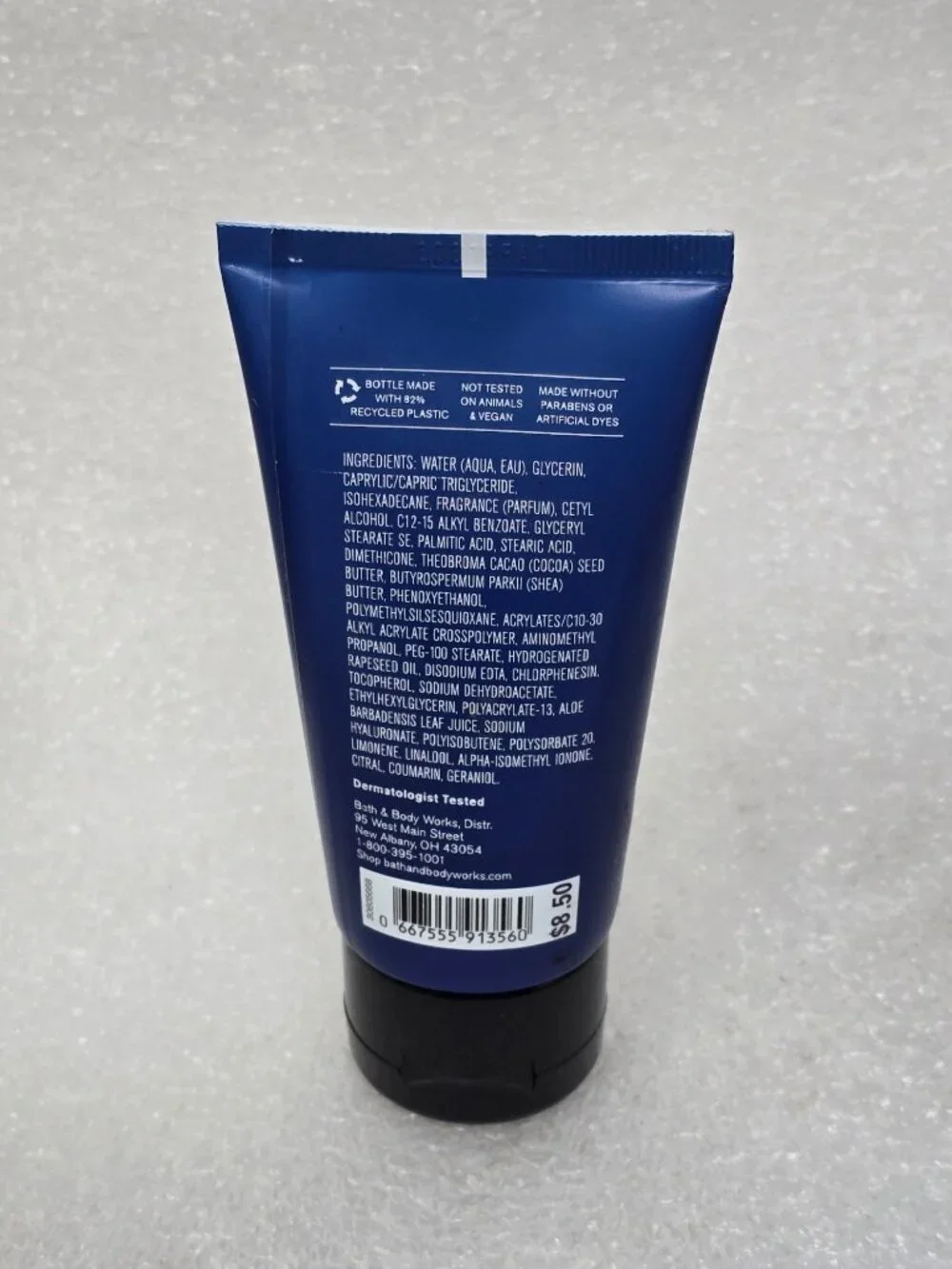 Bath & Body Works Ocean Men's Collection Ultimate Hydration Body Cream 2.5 Oz
